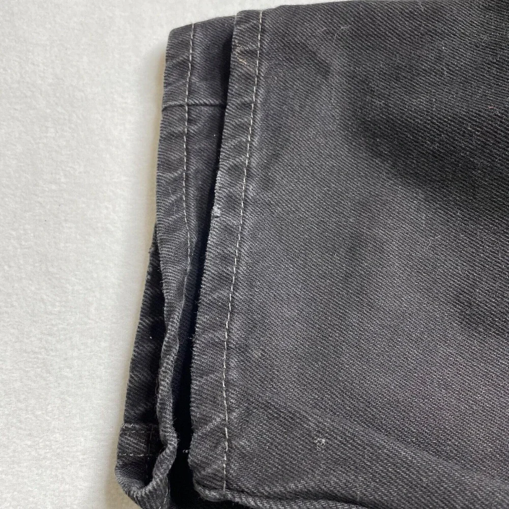 Levis‎ 505 Men's Jeans Black W34 L34 Straight Leg Straight Fit 100% Cotton Denim